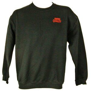 SWISS CHALET Chicken Black Sweatshirt Employee Uniform Shirt Size M Medium